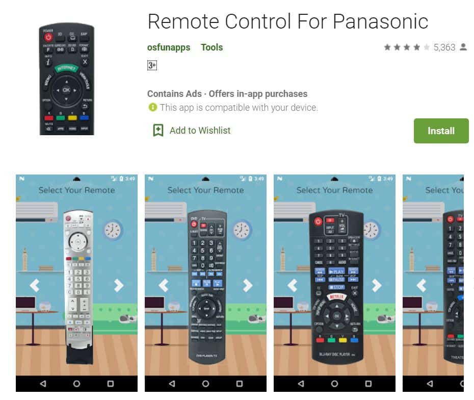 Remote-Control-TV-for-Panasonic